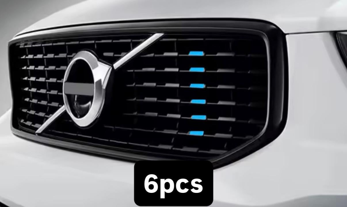 Volvo R-Design Grille Inserts – Swedish Flag Style Trim Clips (Multiple Set Options)