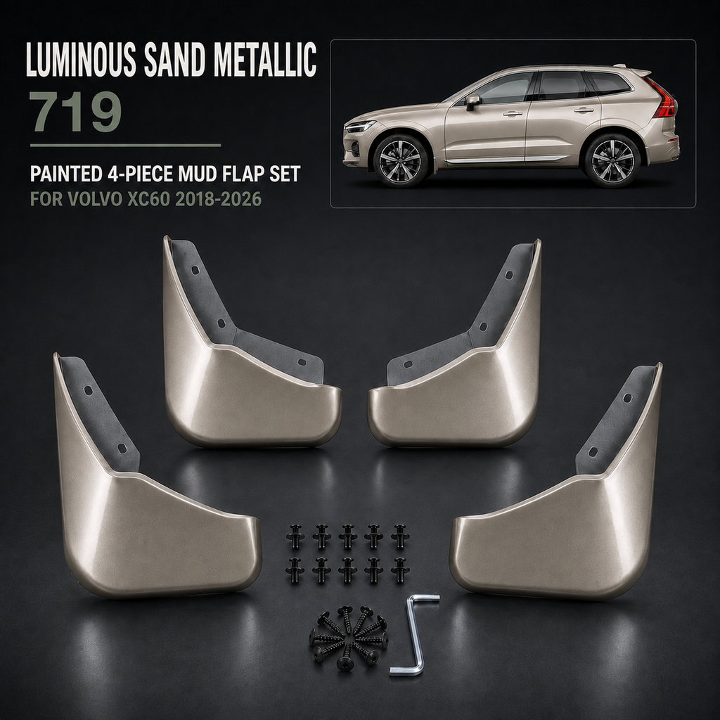 Painted Mudflaps 4-Piece Set for Volvo XC60 2018–2026