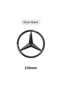 Mercedes Gloss Black Front Star Emblem  – 210mm