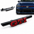 Volkswagen Golf MK8 GTI Front Grille Emblem – Red & Gloss Black