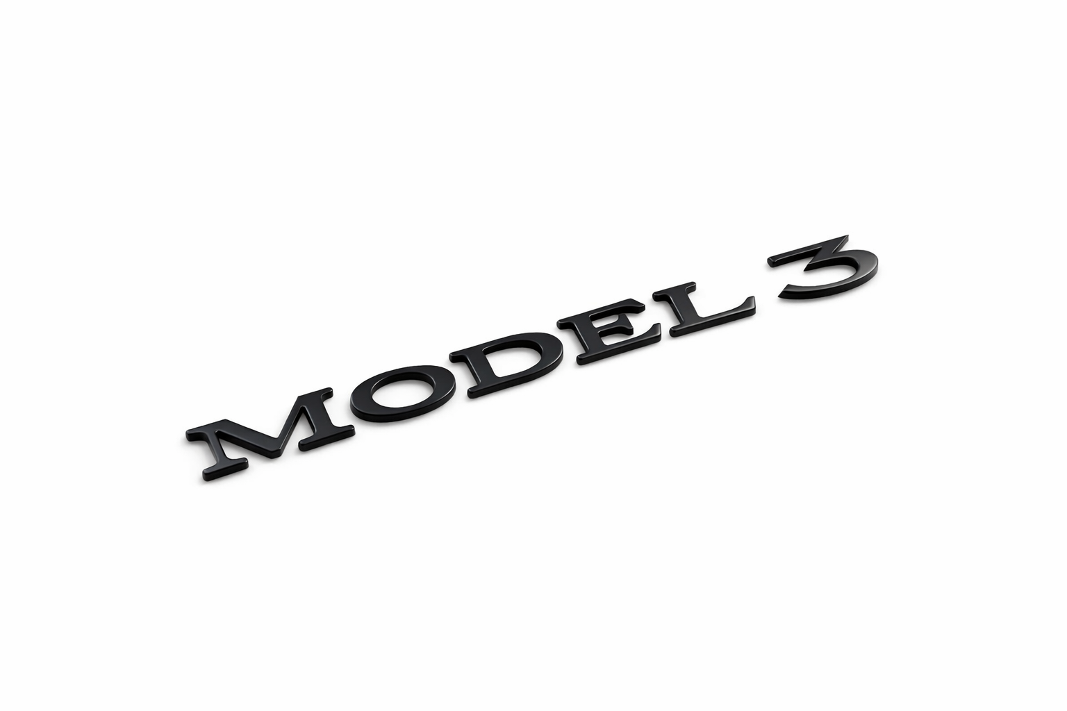 Tesla Model 3 Emblem – Black