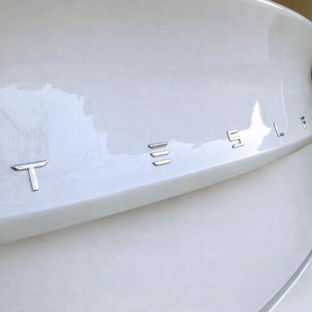 Tesla Trunk Letter Emblem