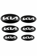 Black KIA Emblem – Hood & Trunk Gloss Black