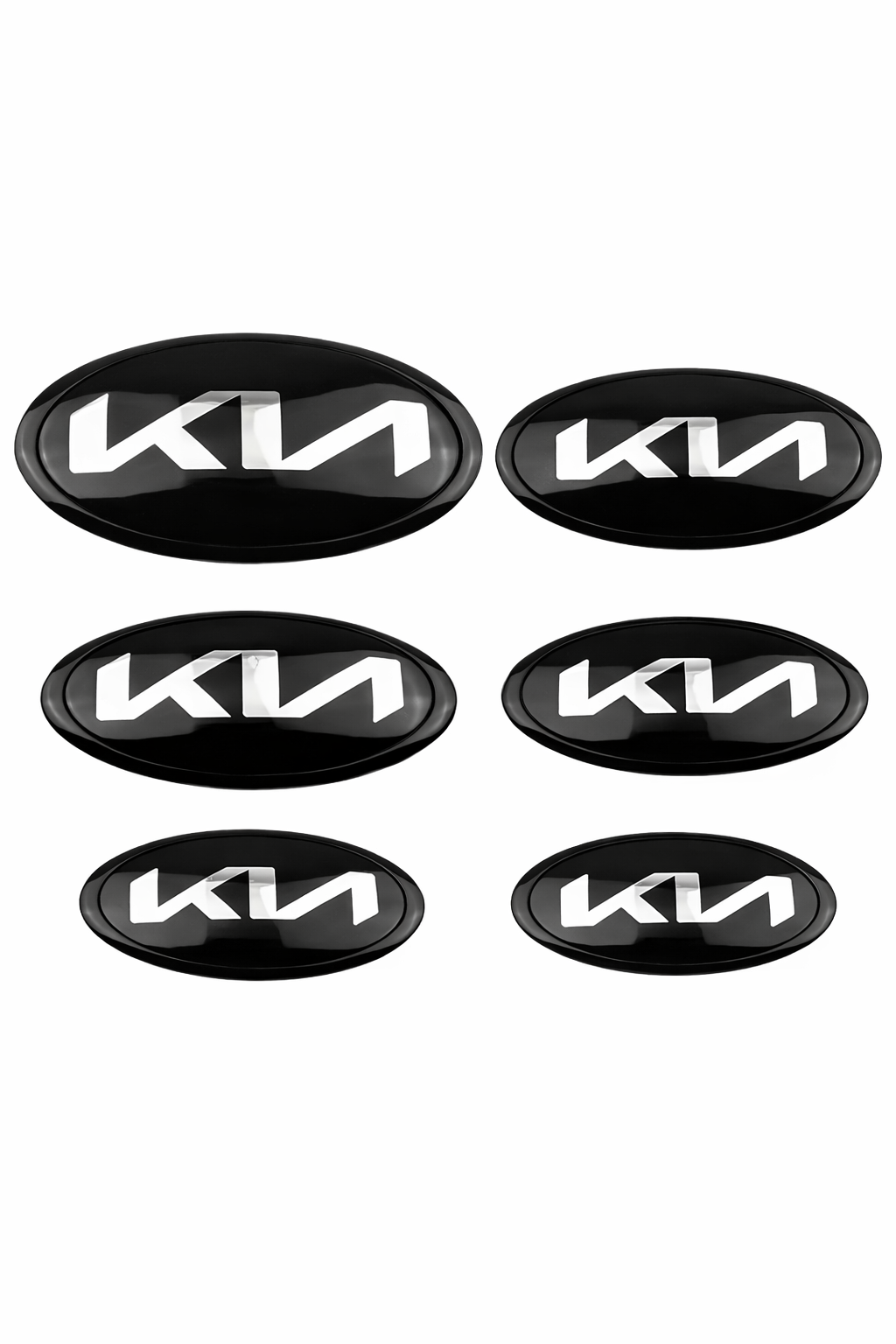 Black KIA Emblem – Hood & Trunk Gloss Black