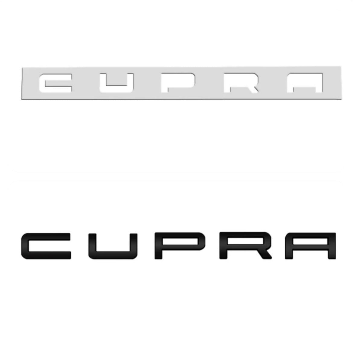 Gloss Black CUPRA Rear Badge Letters