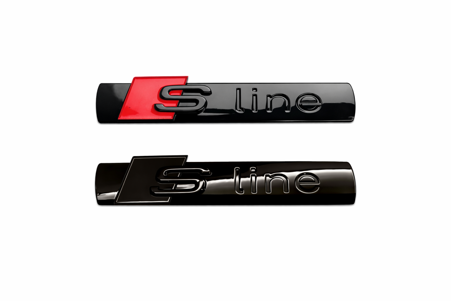 Audi  S Line Emblem Badge – Gloss Black