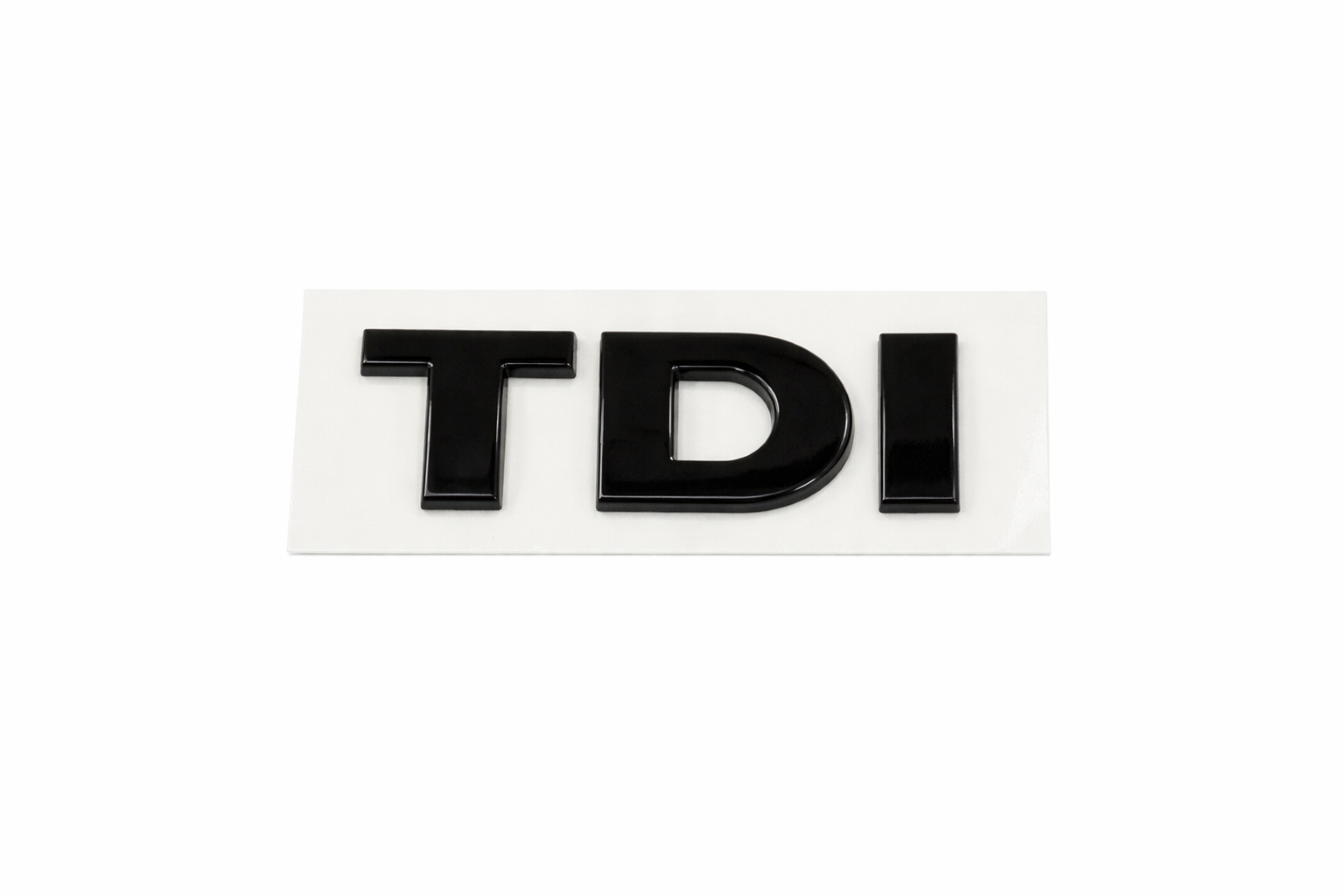 Volkswagen TDI Emblem Badge – Gloss Black