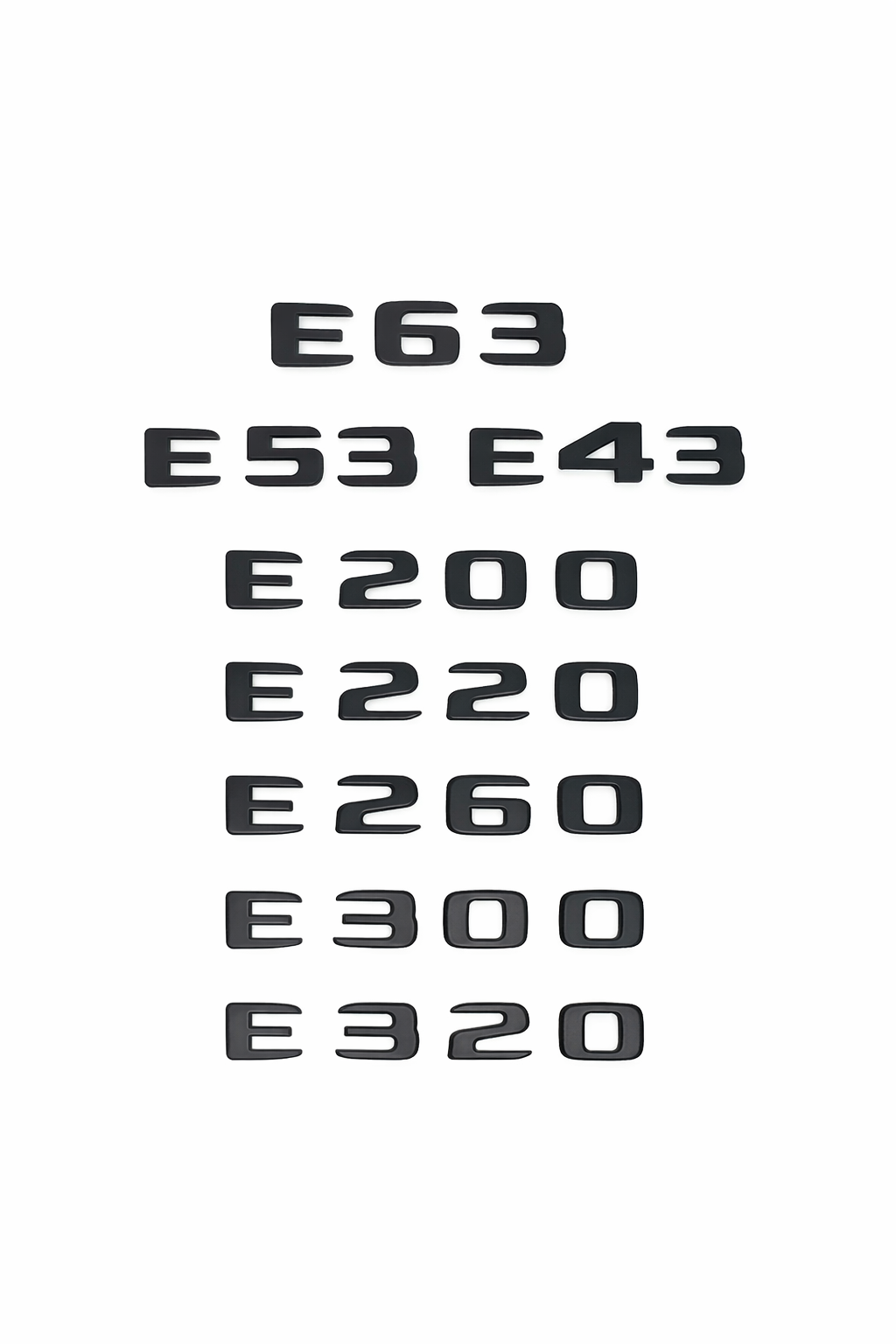 Mercedes E-Class Black Trunk