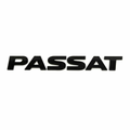 Volkswagen Passat Badge Emblem – Black “PASSAT”