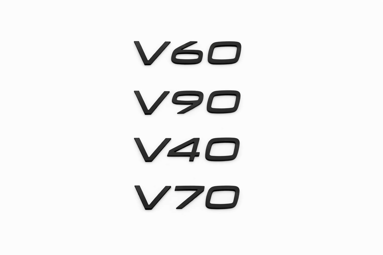 Volvo V60 / V90 / V40 / V70  Emblem Badge (Gloss Black)