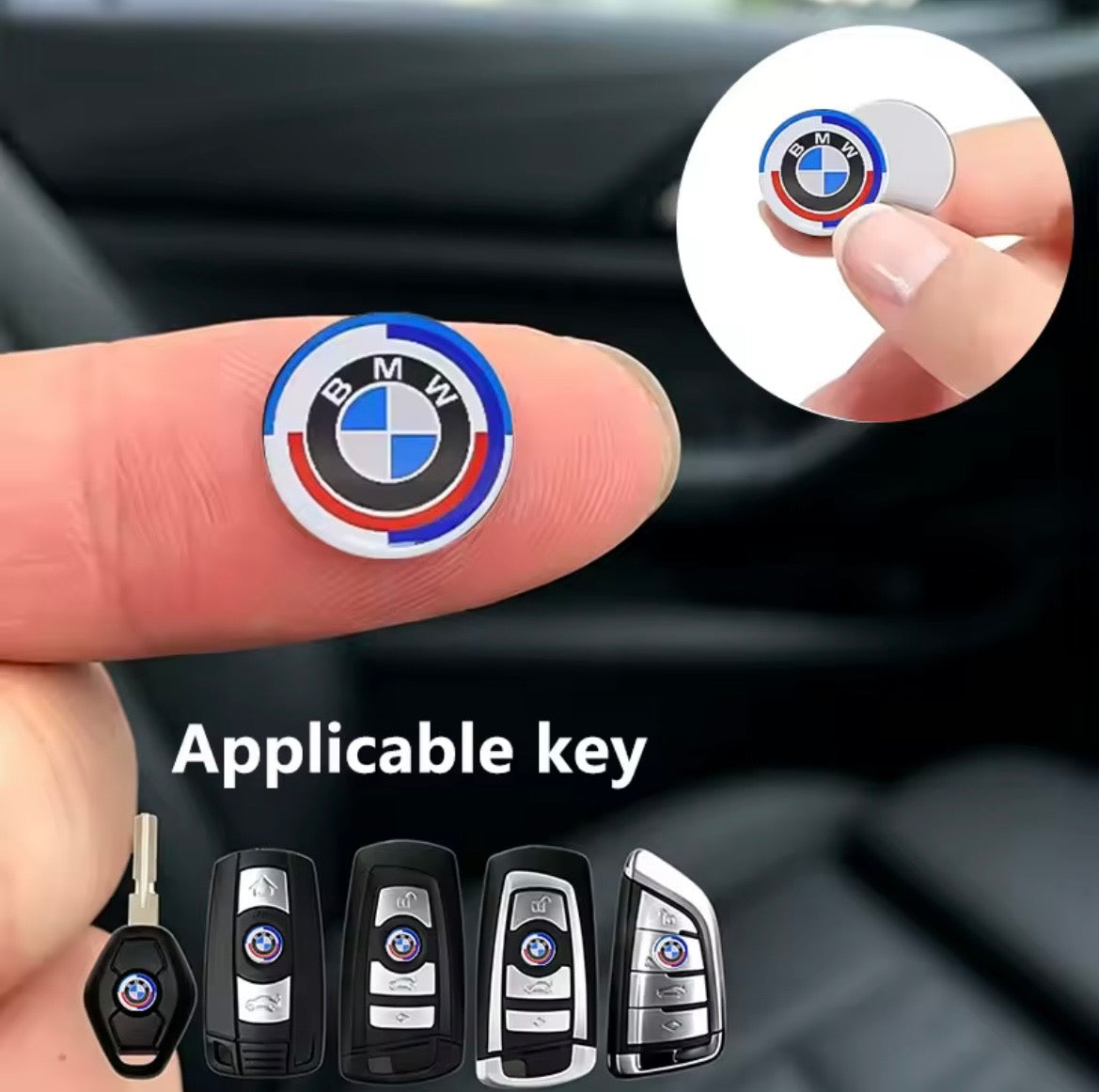 BMW 50th Anniversary Key Emblem Sticker