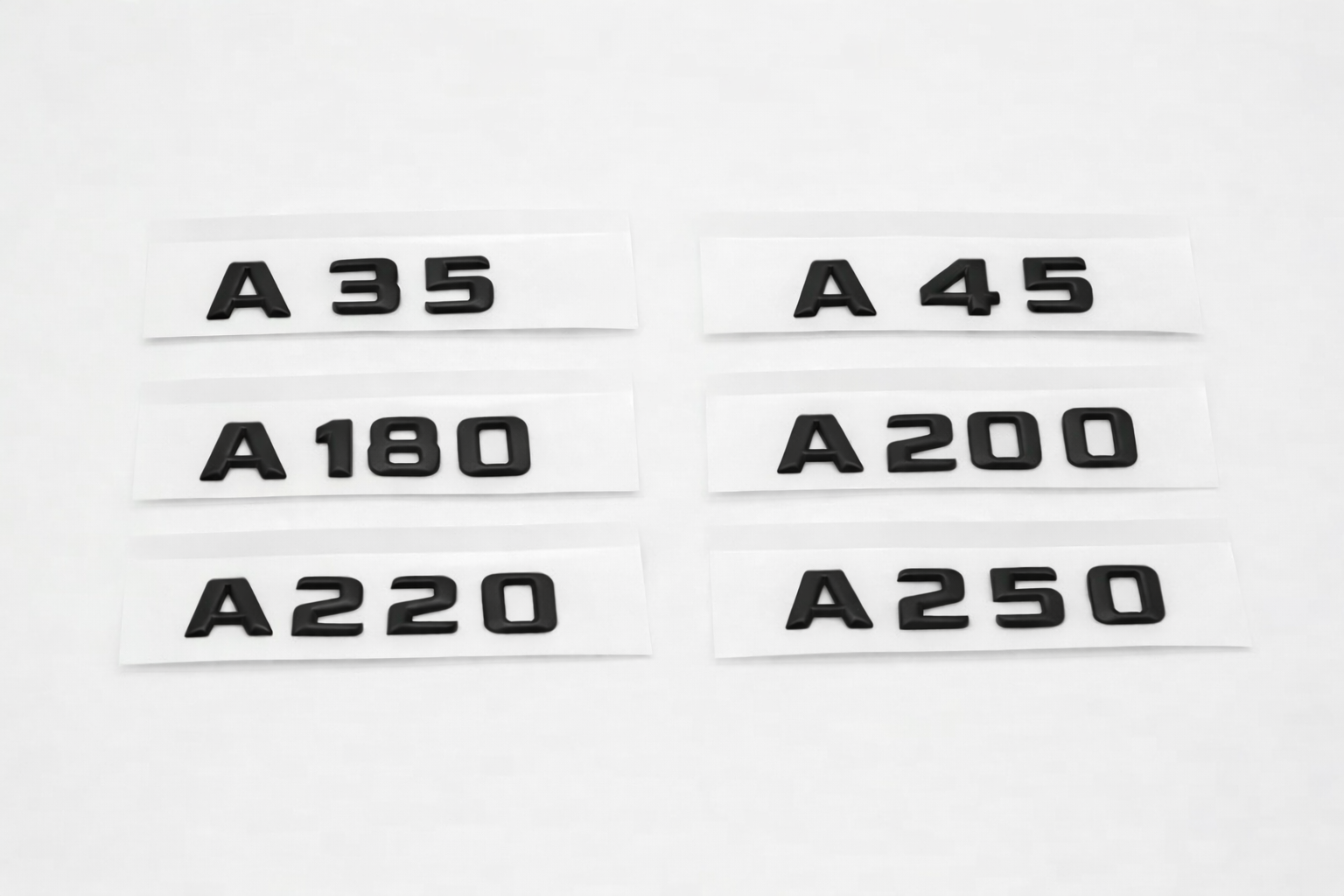 Mercedes A-Class Gloss Black Badges