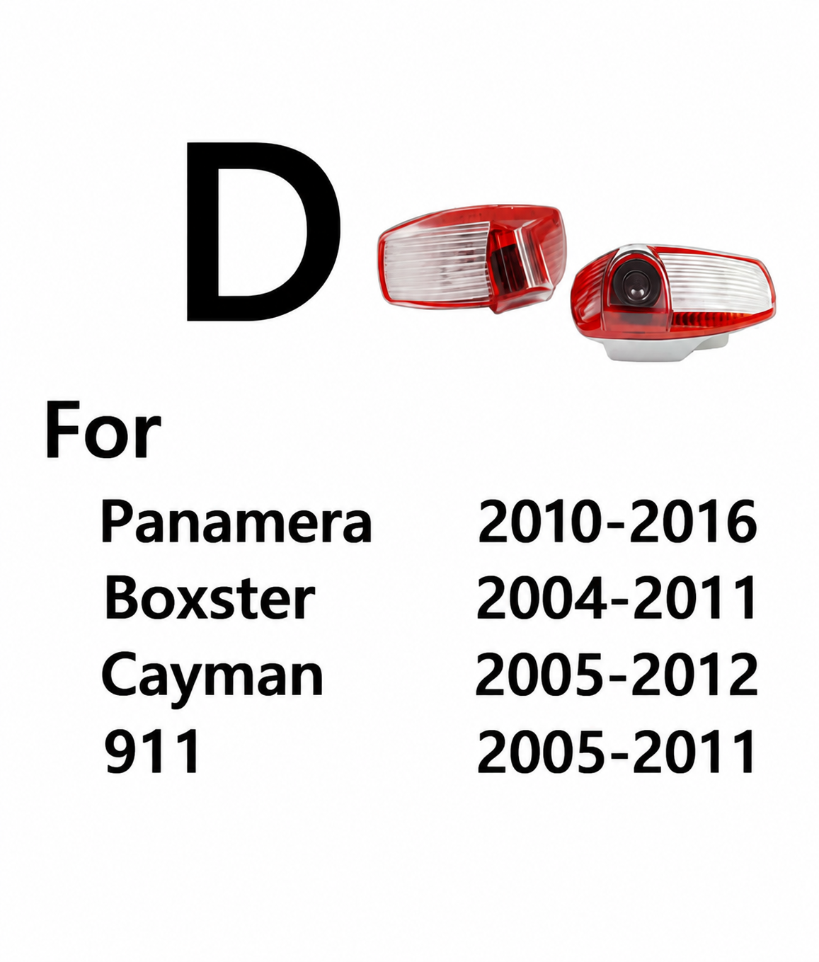 Porsche LED Door Logo Lights