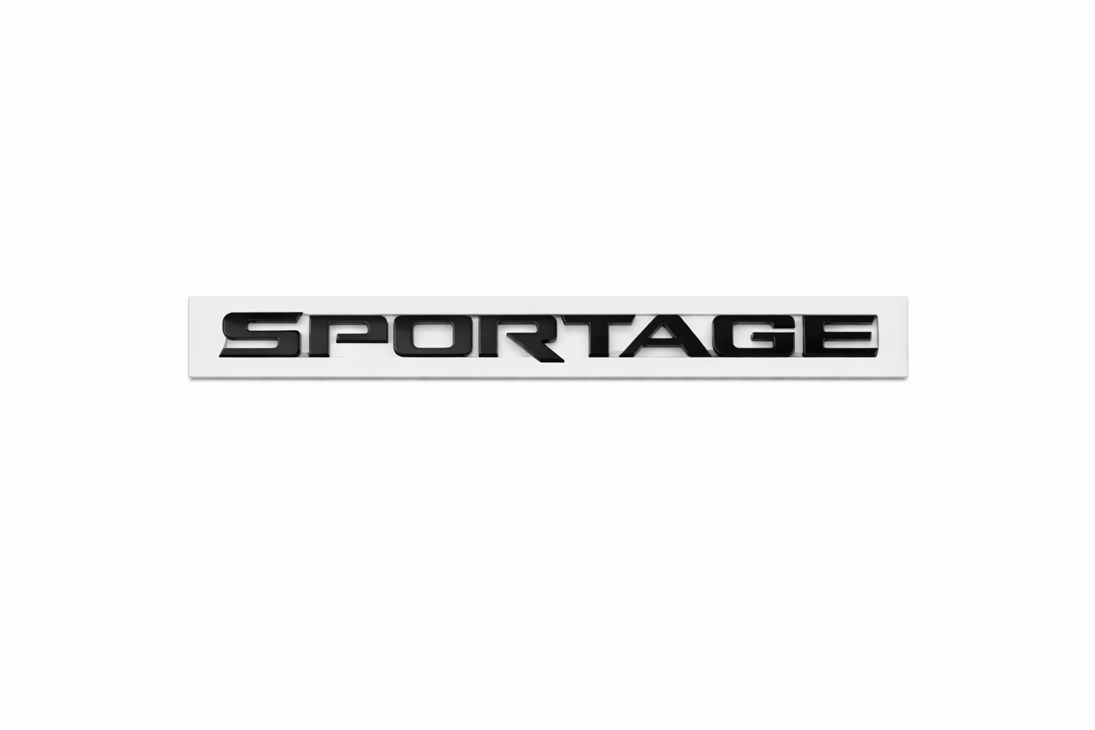 KIA Sportage Rear Badge Emblem – Glossy Black