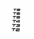 Volvo T-Series Rear Emblem Badges (T2–T8)