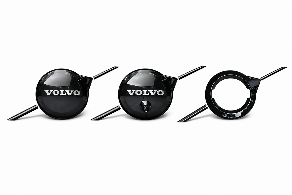 Volvo Grill Emblem Cover Trim Set (Chromedelete) - 30 Models