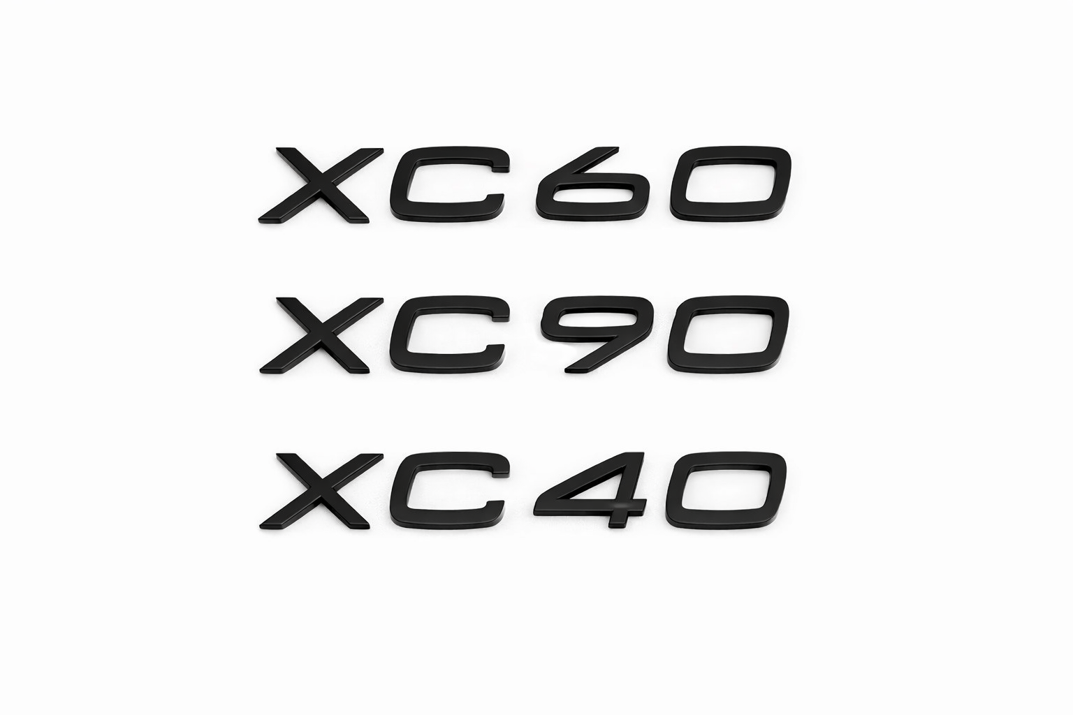 Volvo XC60 / XC90 / XC40  Emblem Badge (Gloss Black)
