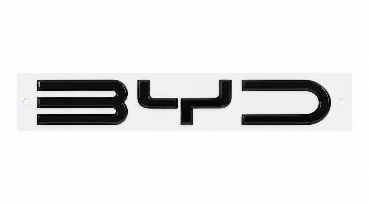 BYD Black Hood Emblem Badge – Front Bonnet Logo