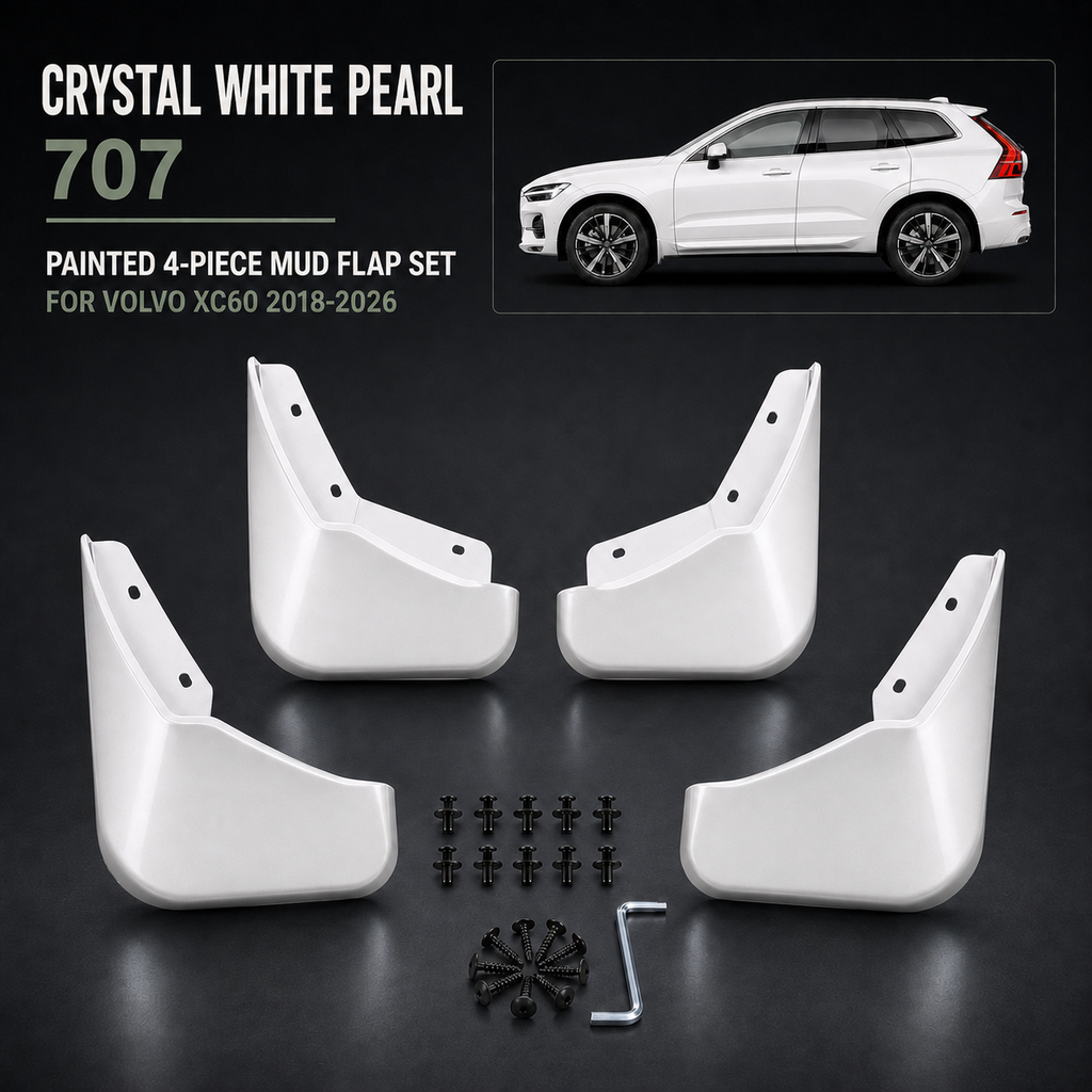 Painted Mudflaps 4-Piece Set for Volvo XC60 2018–2026
