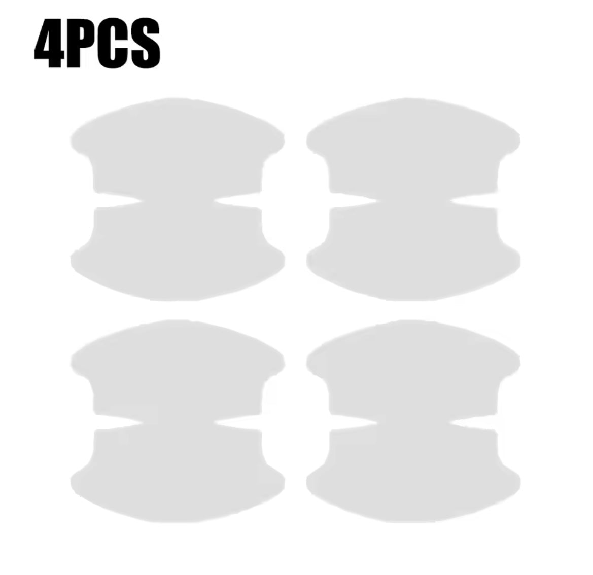 Transparent Car Door Handle Protection Film – Invisible Anti-Scratch Stickers (4PCS)