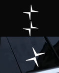 2pcs Polestar logo emblem for exterior and interior (5cm)