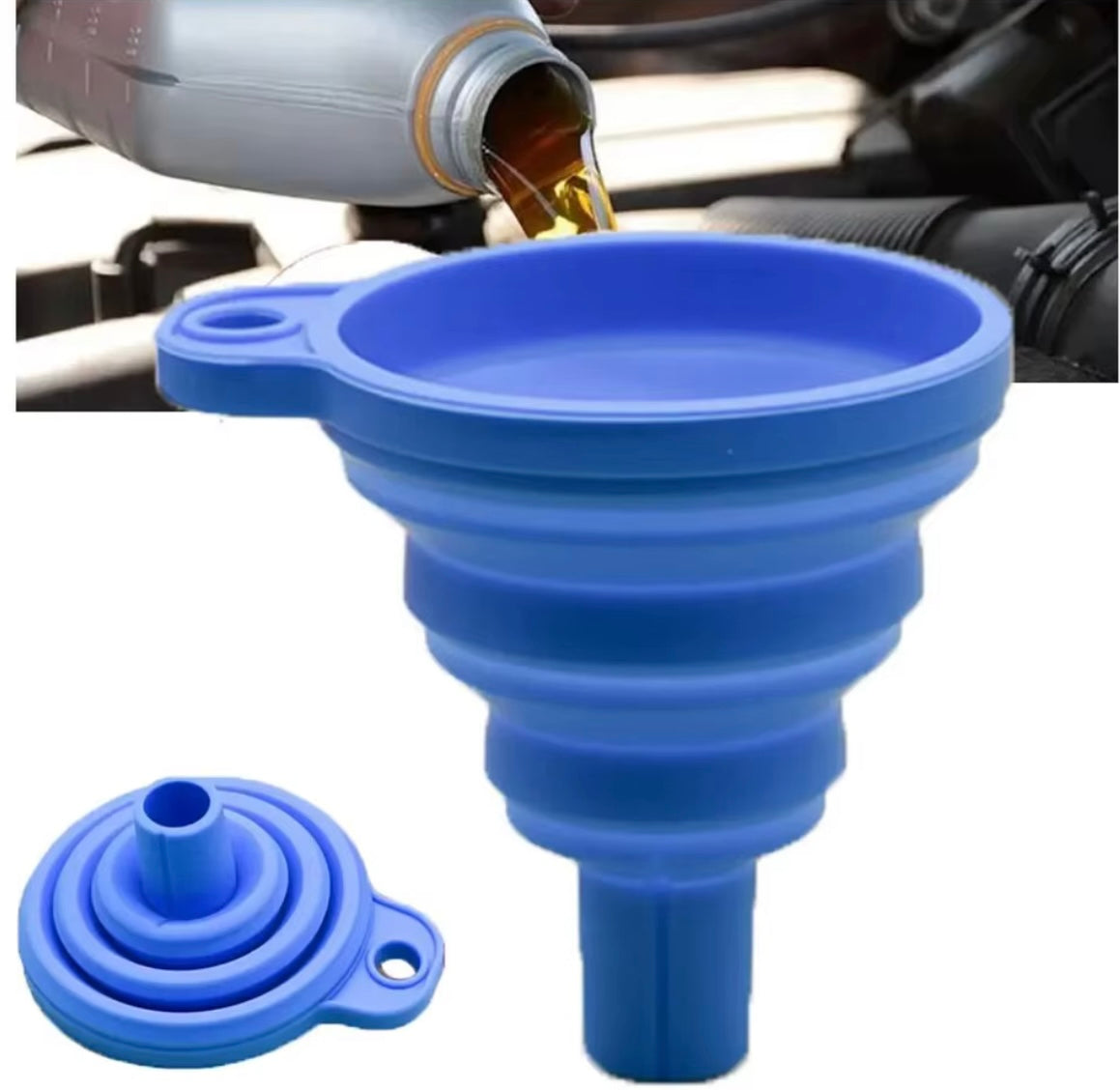 Collapsible Silicone Funnel