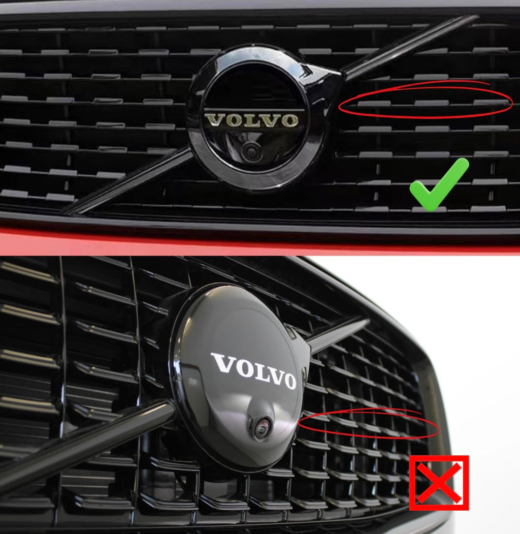 Volvo R-Design Grille Inserts – Swedish Flag Style Trim Clips (Multiple Set Options)