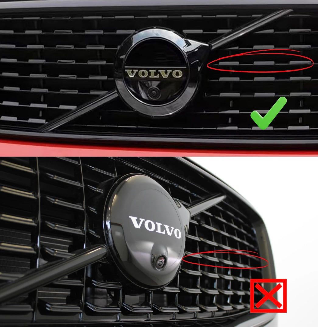 Volvo R-Design Grille Inserts – Swedish Flag Style Trim Clips (Multiple Set Options)