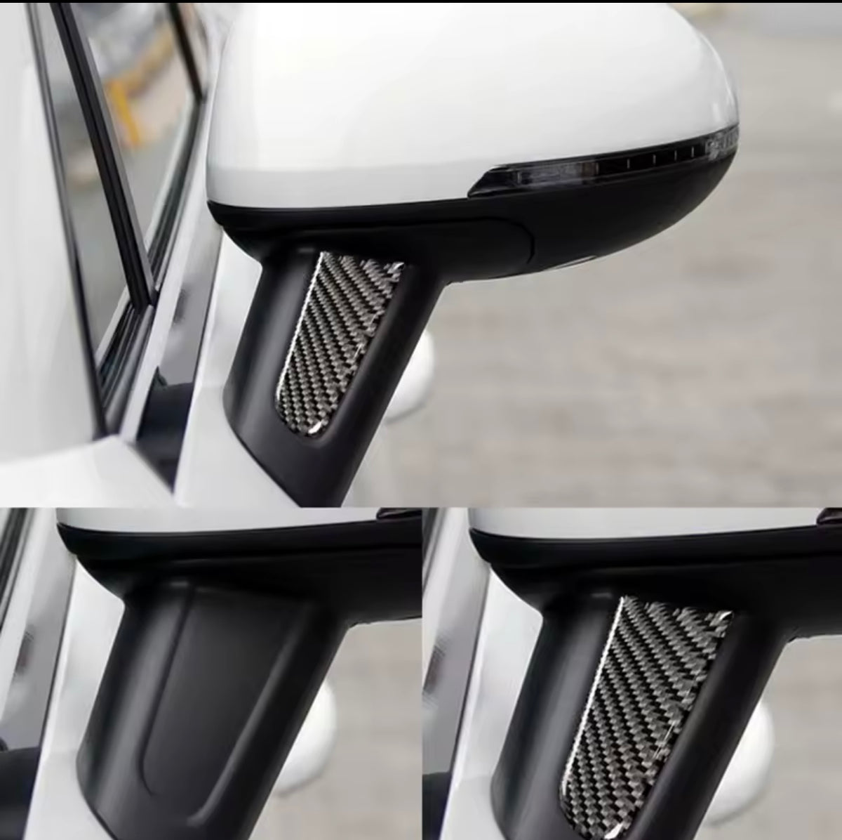 ”Carbon trim” for Porsche Macan side mirrors - (2pack) 2014-2021