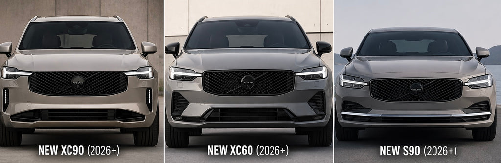 EXCLUSIVE chromedelete kit for new grill (XC90/XC60/S90 2026+) Complete kit
