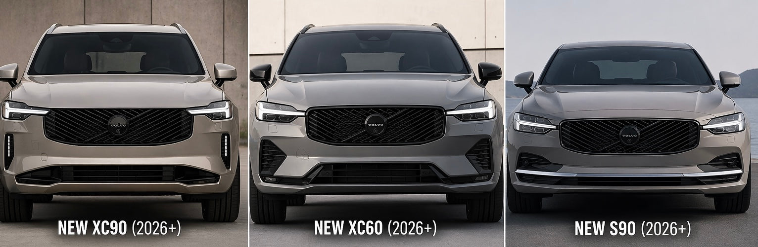 EXCLUSIVE chromedelete kit for new grill (XC90/XC60/S90 2026+) Complete kit