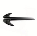 AMG Style Fender Trim - Glossyblack/”Carbonfiber” (2-pack)