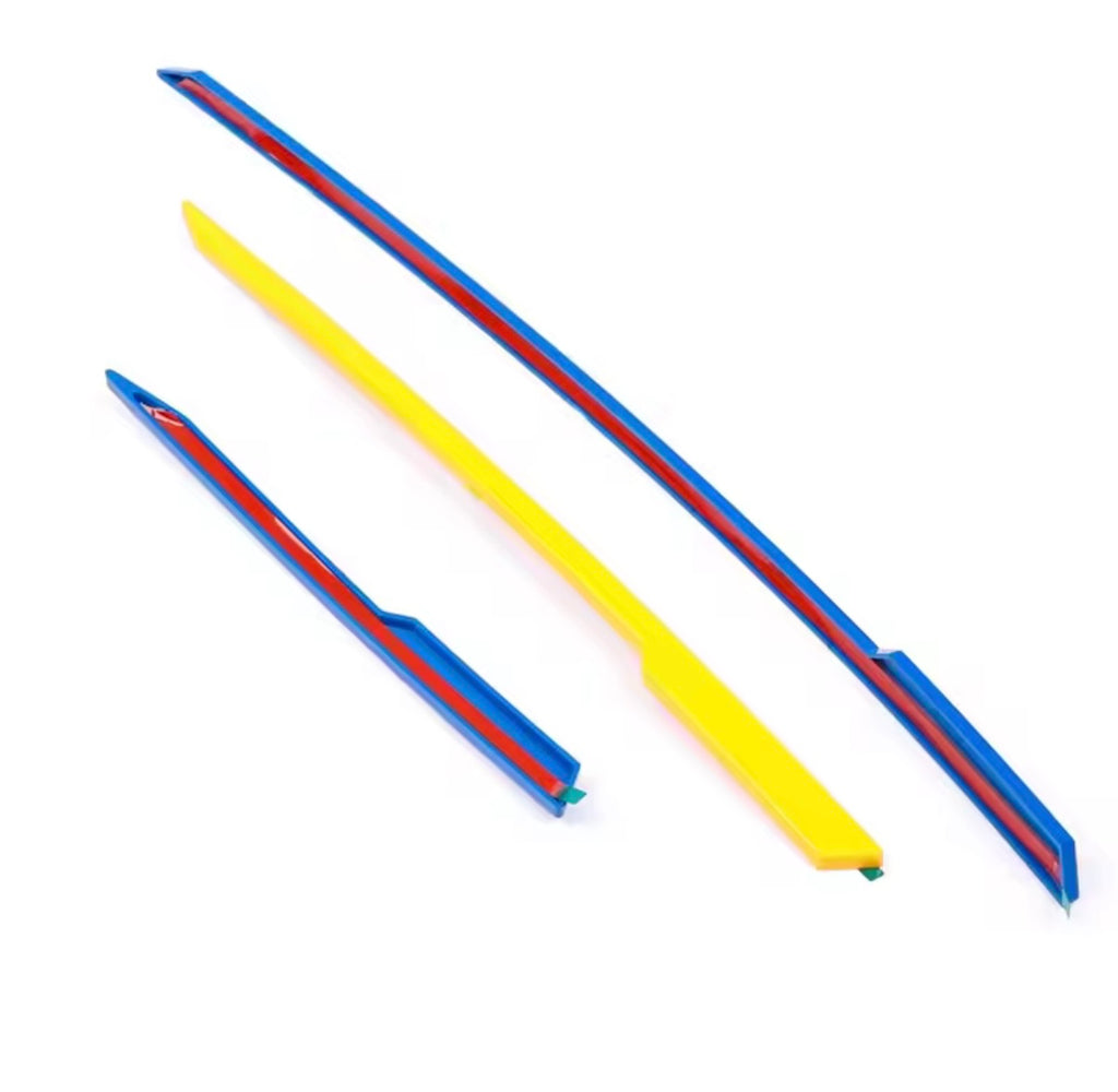 Swedish Flag Grille Trim for Volvo – Blue & Yellow Accent Strips (New grill type) XC90, XC60, S90