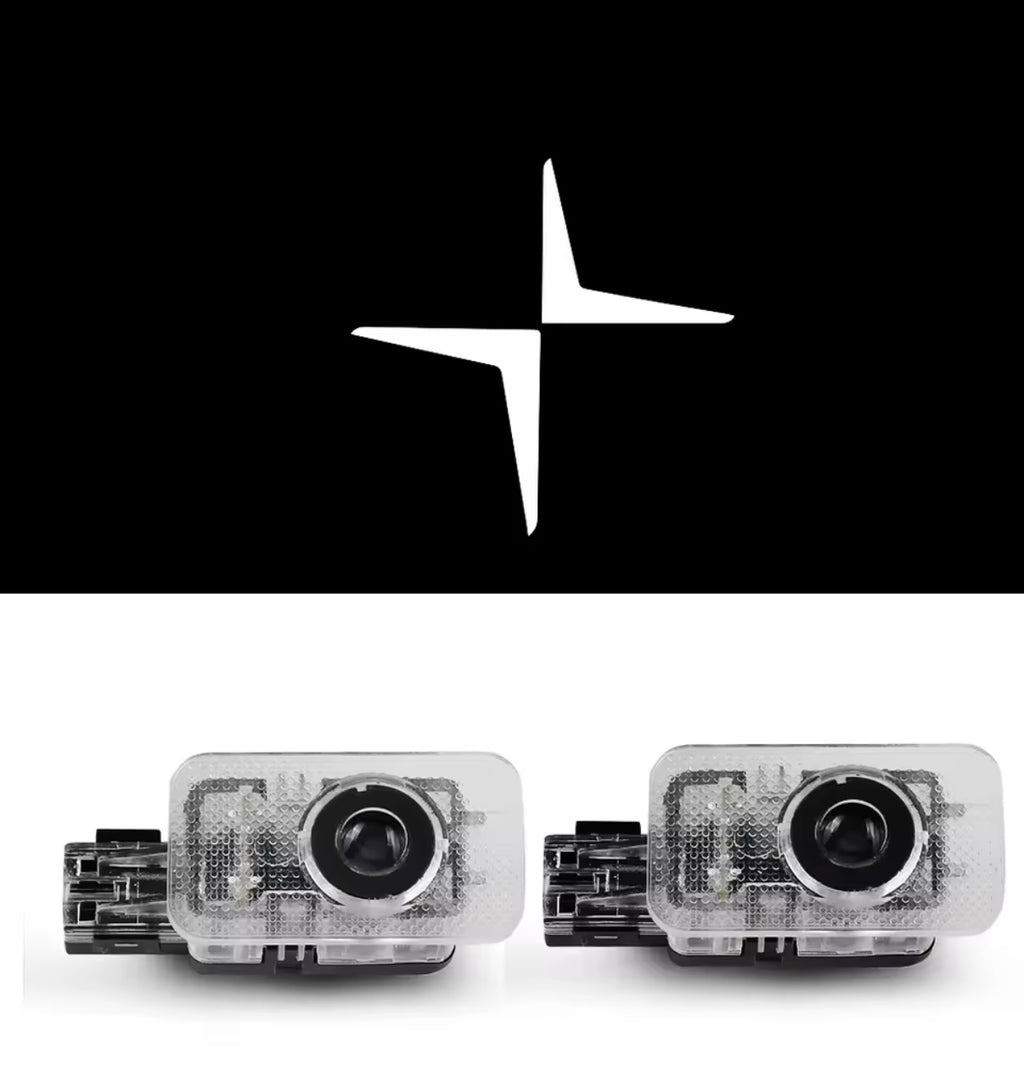2pcs Polestar welcome door lights