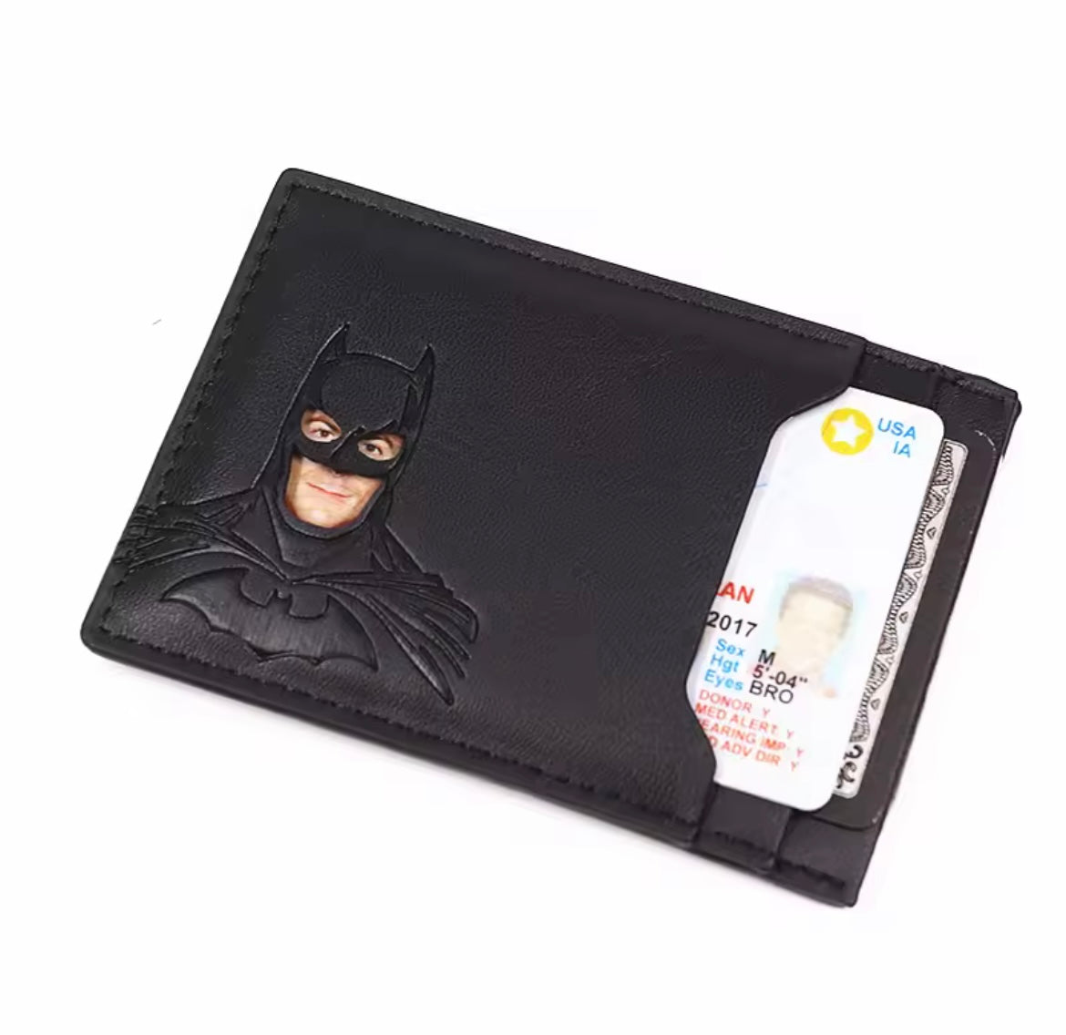 Batman superhero Slim ID Card Wallet