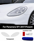 Transparent Headlight Protection Film for Porsche Panamera 971 2017–Present
