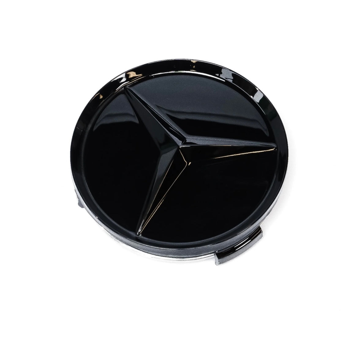 4-Pack Mercedes Wheel Center Caps 75mm