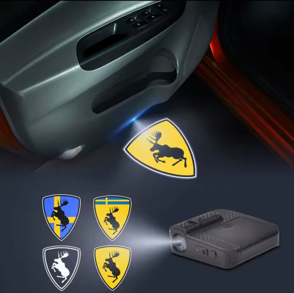 Wireless LED Car Door Logo Projector Light – Welcome Light