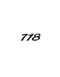 718 Gloss Black Emblem