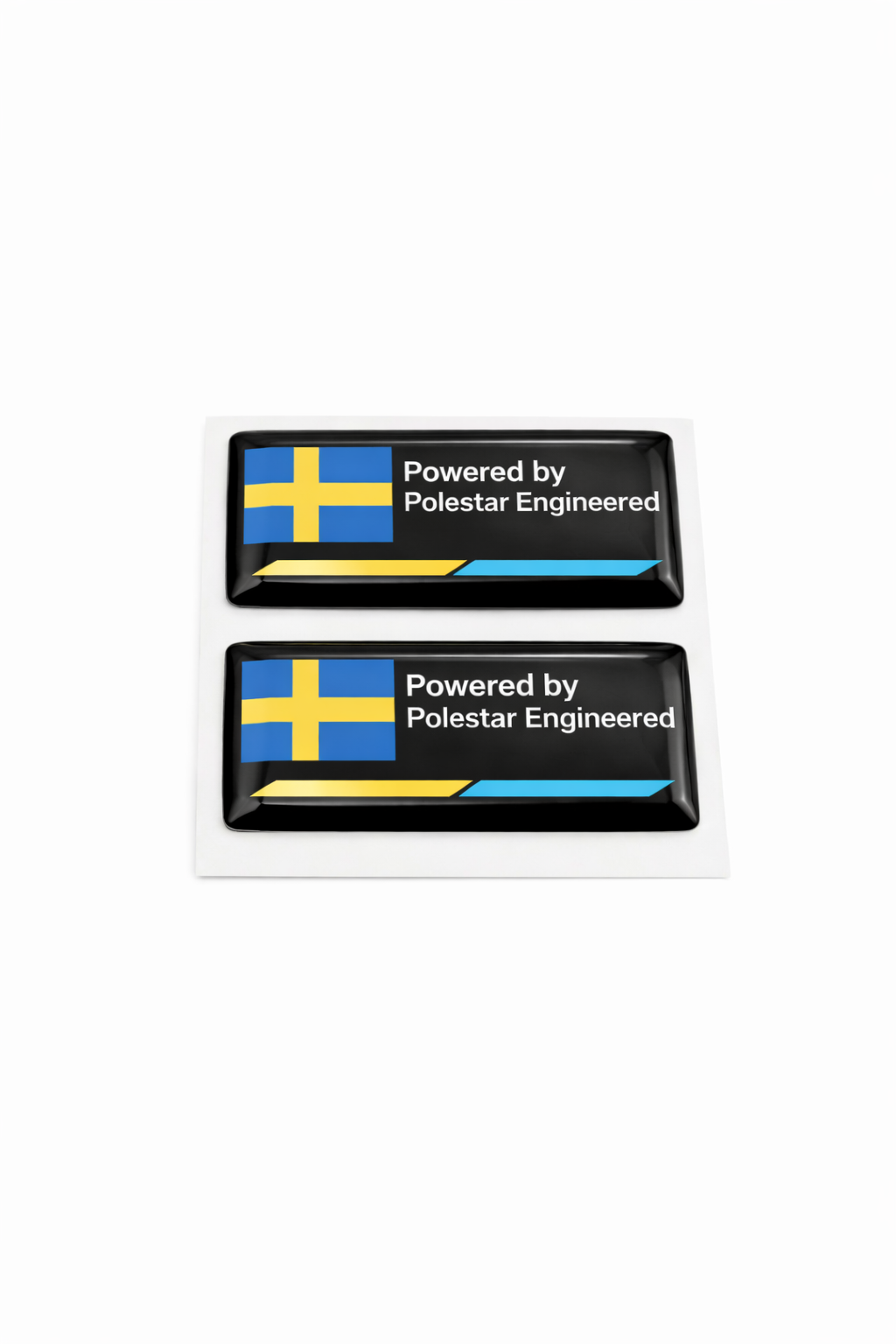 Polestar engineered epoxy/gel badge for interior/exterior - 2pack