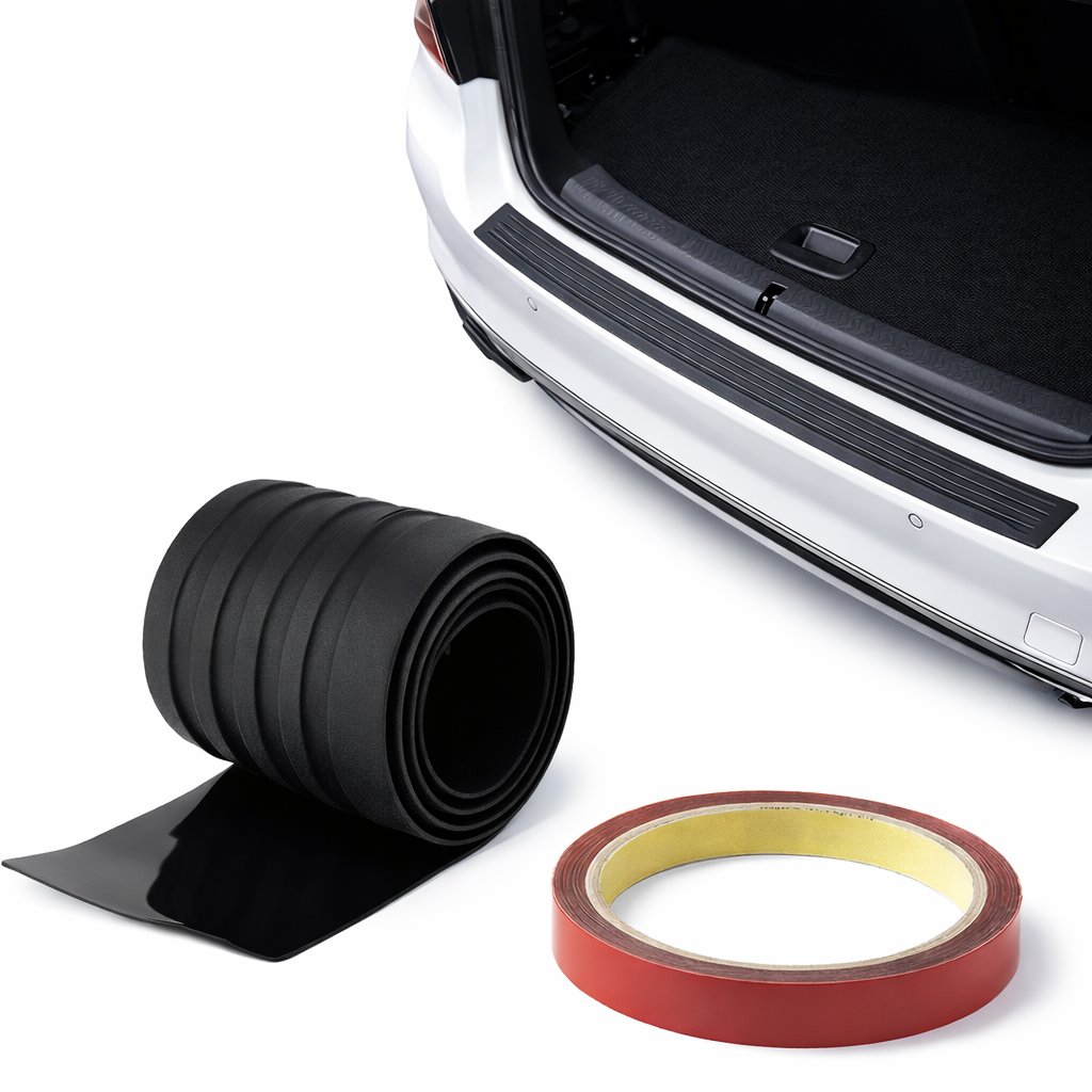 Rear Bumper Protector – Anti-Slip & Scratch-Resistant Trunk Guard 90x8cm (Universal Fit)