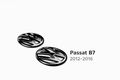 Volkswagen Passat B7 Gloss Black Emblem Covers (2012–2016)