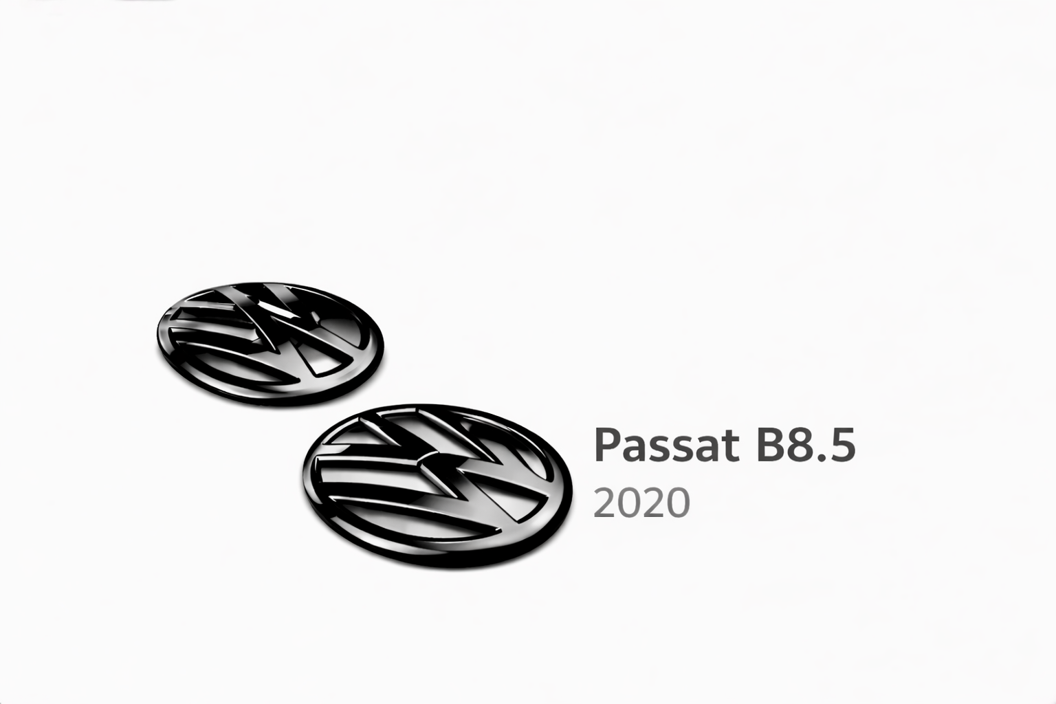 Black VW Emblem for Passat B8,5 (2020)
