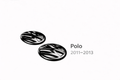 Volkswagen Polo Gloss Black Emblem Covers (2011–2013)