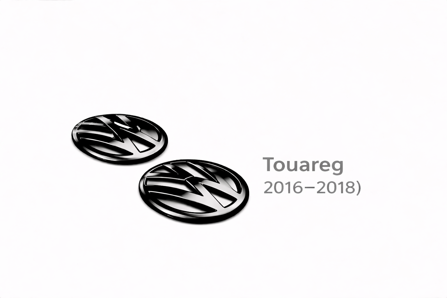 Volkswagen Touareg Gloss Black Emblem Covers (2016–2018)