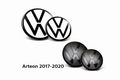 Volkswagen Arteon 2017–2020 Black & White Emblem Overlay