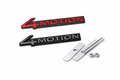 4Motion Emblems for Volkswagen Black or Black/Red (Front Grille or Rear Trunk)
