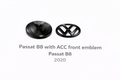 Volkswagen Passat B8 Glossyblack front & back emblem (ACC at the front) (2017-2019)