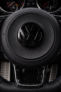 Volkswagen Steering Wheel – Gloss Black Emblem R-Line