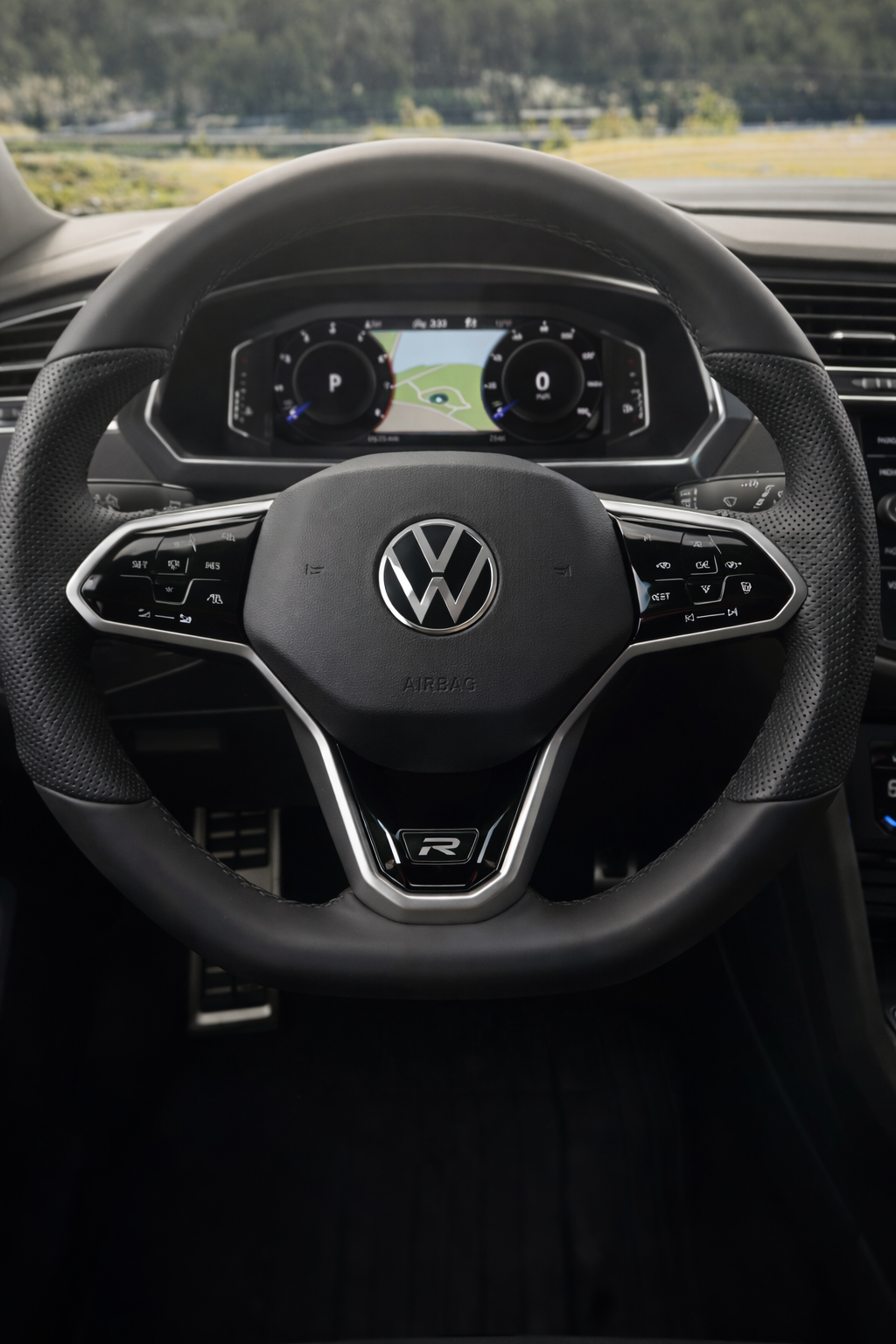 Volkswagen R Steering Wheel Trim Insert – Multiple Colors Available